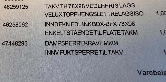 oversikt over innhold